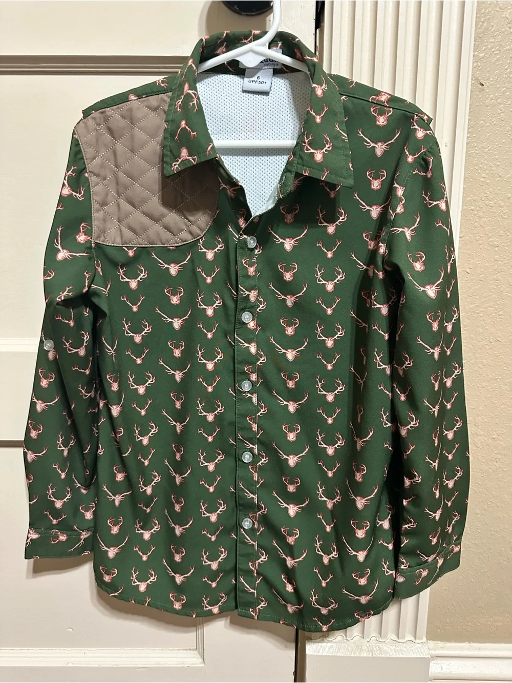 Blue quail antler shooting shirt
